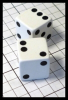 Dice : Dice - 6D Pipped - White with Mixed up Pips - Ebay Oct 2014